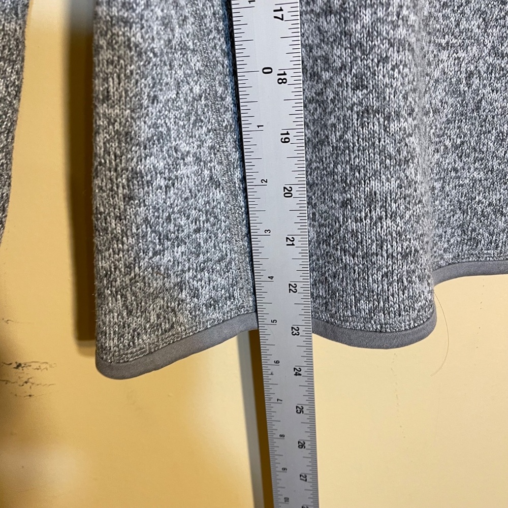 Women's Better Sweater Patagonia Light Birch White Quarter-Zip Fleece Pullover - Picture 9 of 9